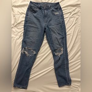 American eagle blue distressed jeans